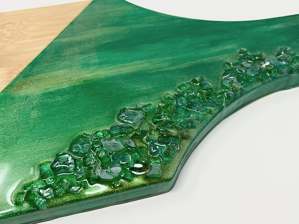 Thumbnail: metallic green charcuterie board