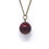 Thumbnail: Red Orb - Resin Pendant Necklace front view