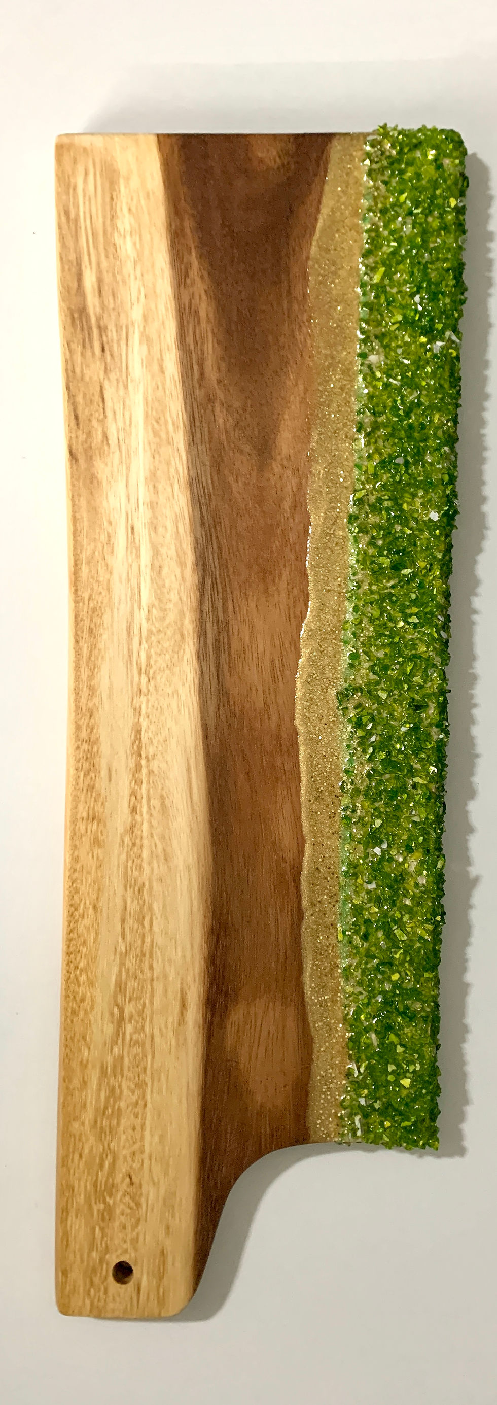 Thumbnail: Acacia Wood Cutting Board - Decorated front view