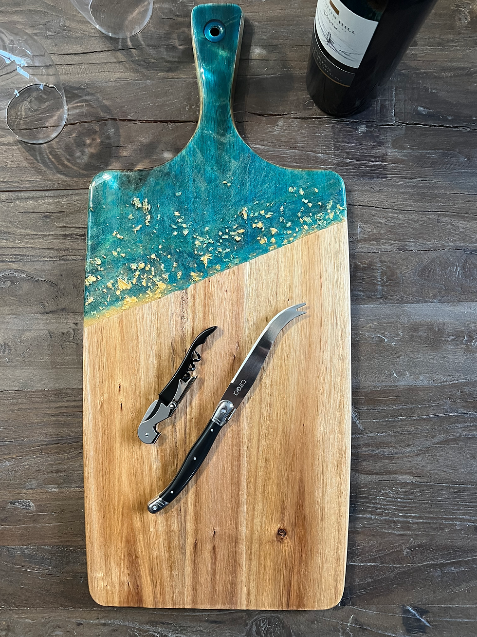 Thumbnail: Charcuterie Board Wine and Cheese Set top