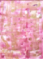 Pretty in pink framed acrylic painting close up