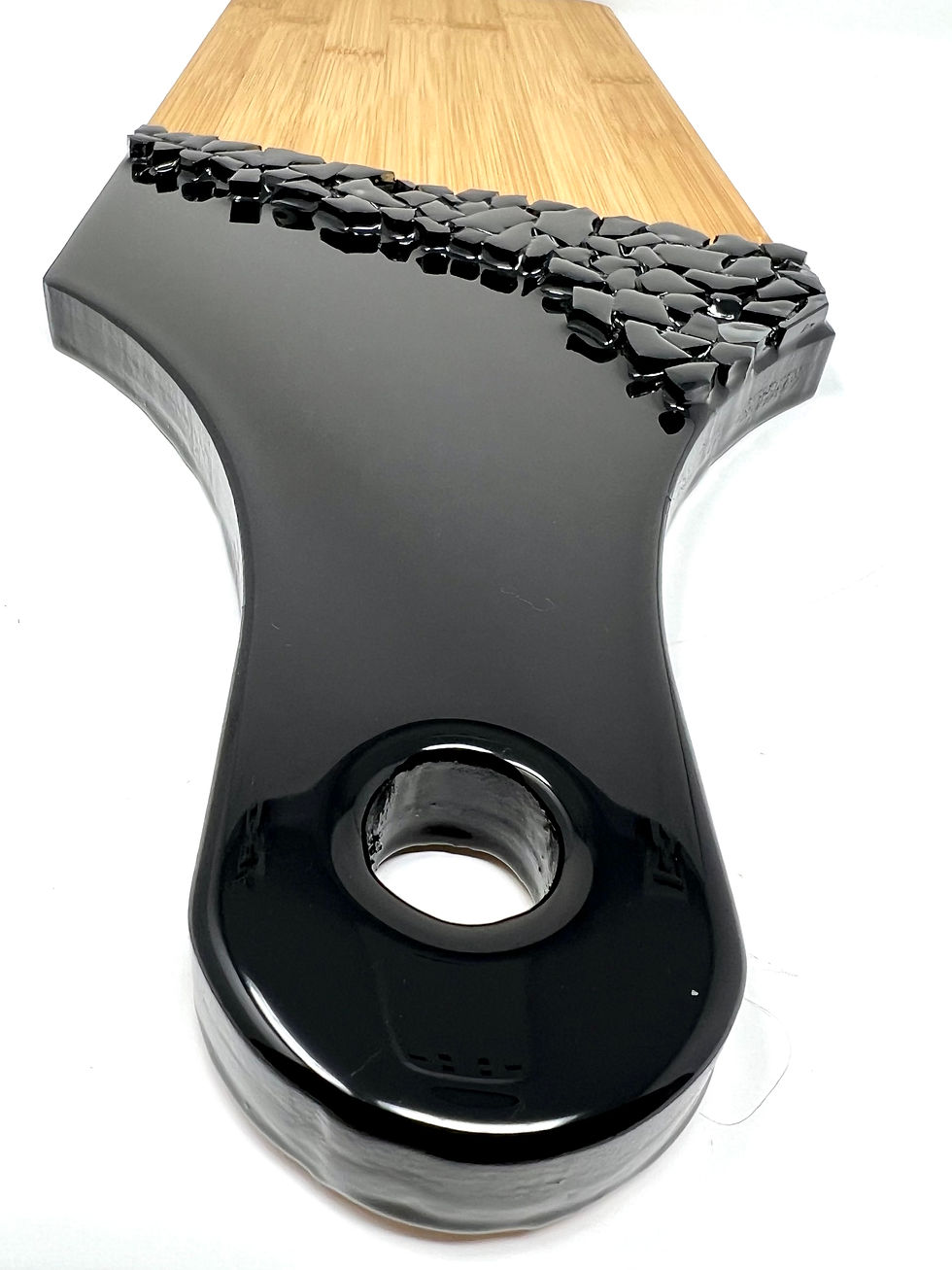 Thumbnail: black fire glass charcuterie board
