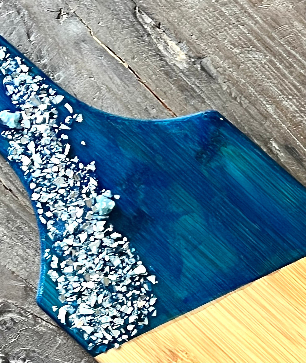 Thumbnail: Blues on blue charcuterie board