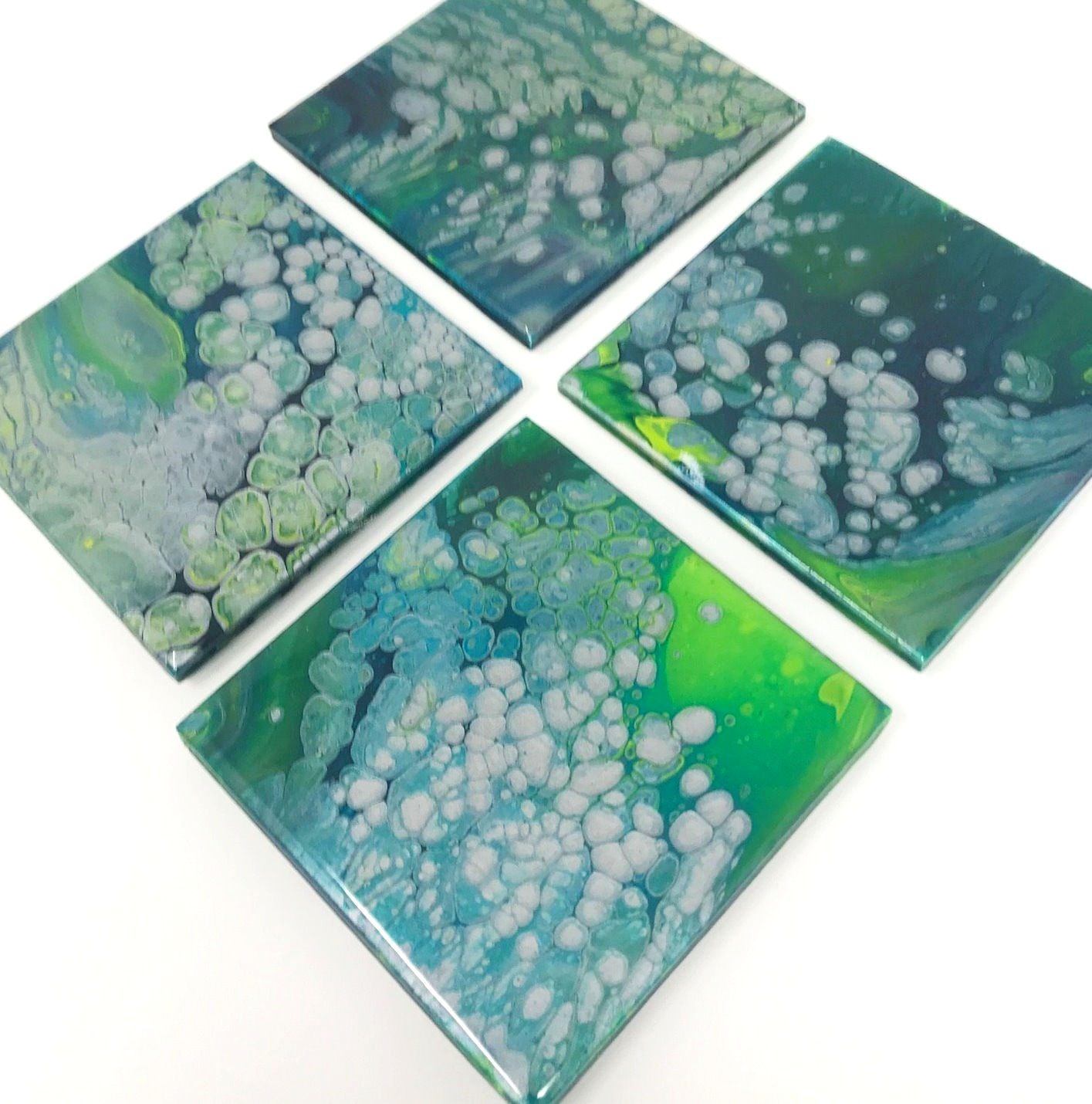 Silver Invasion - Coasters front view