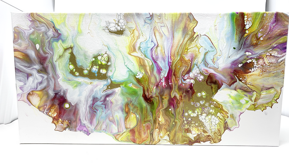 Thumbnail: Thriving Colours abstract painting front view