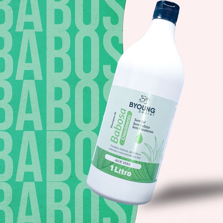 Miniatura: Kit Shampoo e Condicionador 1 Litro  - Babosa Byoung
