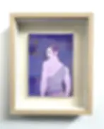 Framed Unabashed Relics artwork of a man in a mesh shirt.