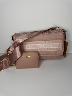 Steve Madden Blush Purse with Keychain 