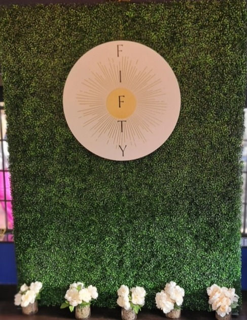 50th Birthday Photo Wall