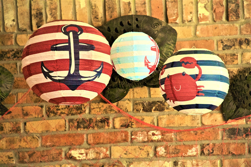 Nautical Birthday Outdoor Decor
