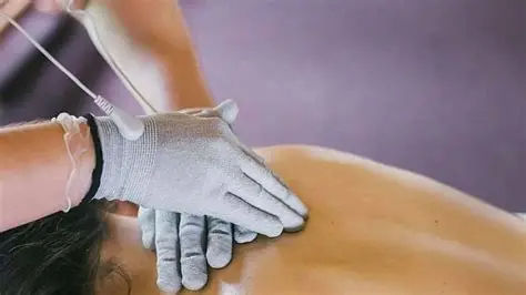 Eye-level view of a massage room with ilift BWS equipment and calming decor