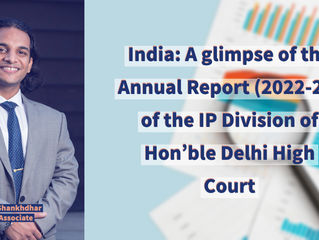 India: A glimpse of the Annual Report (2022-23) of the IP Division of Hon’ble Delhi High Court