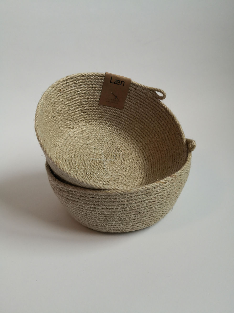 Miniature : Paniers ronds en jute