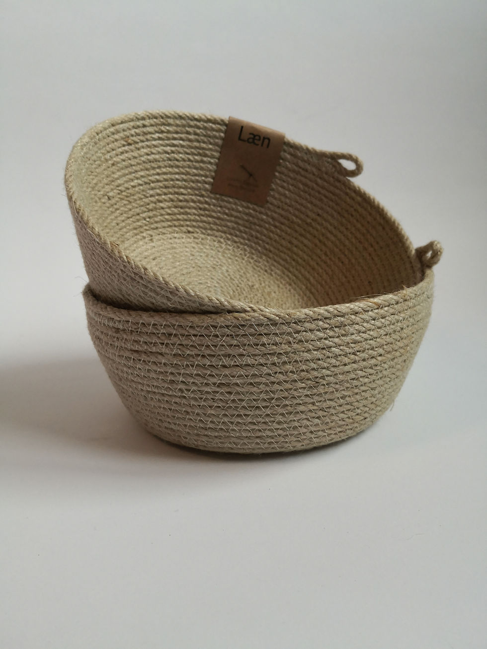 Miniature : Paniers ronds en jute
