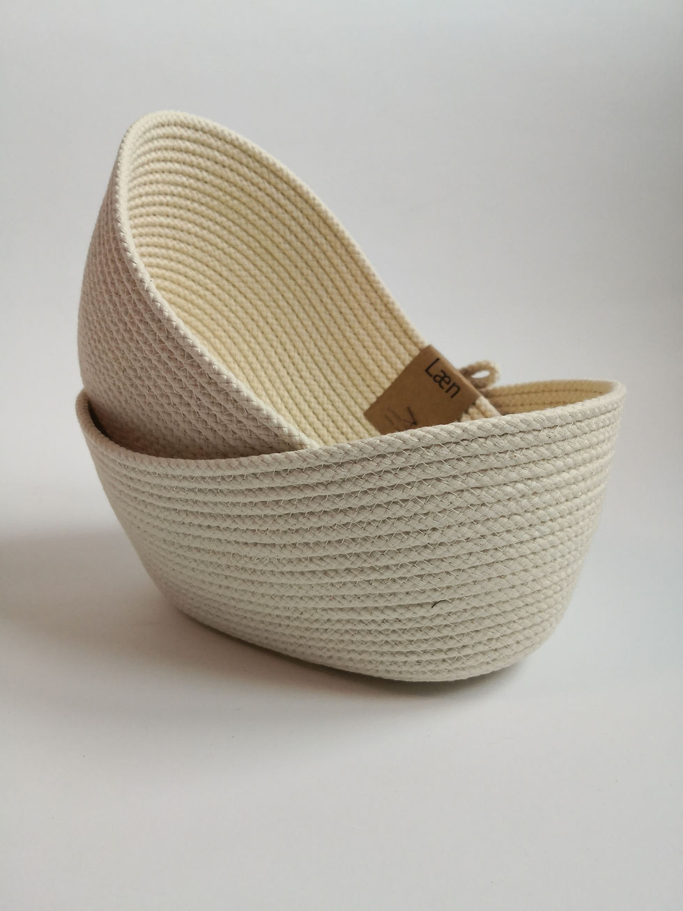 Miniature : Paniers ovales en coton