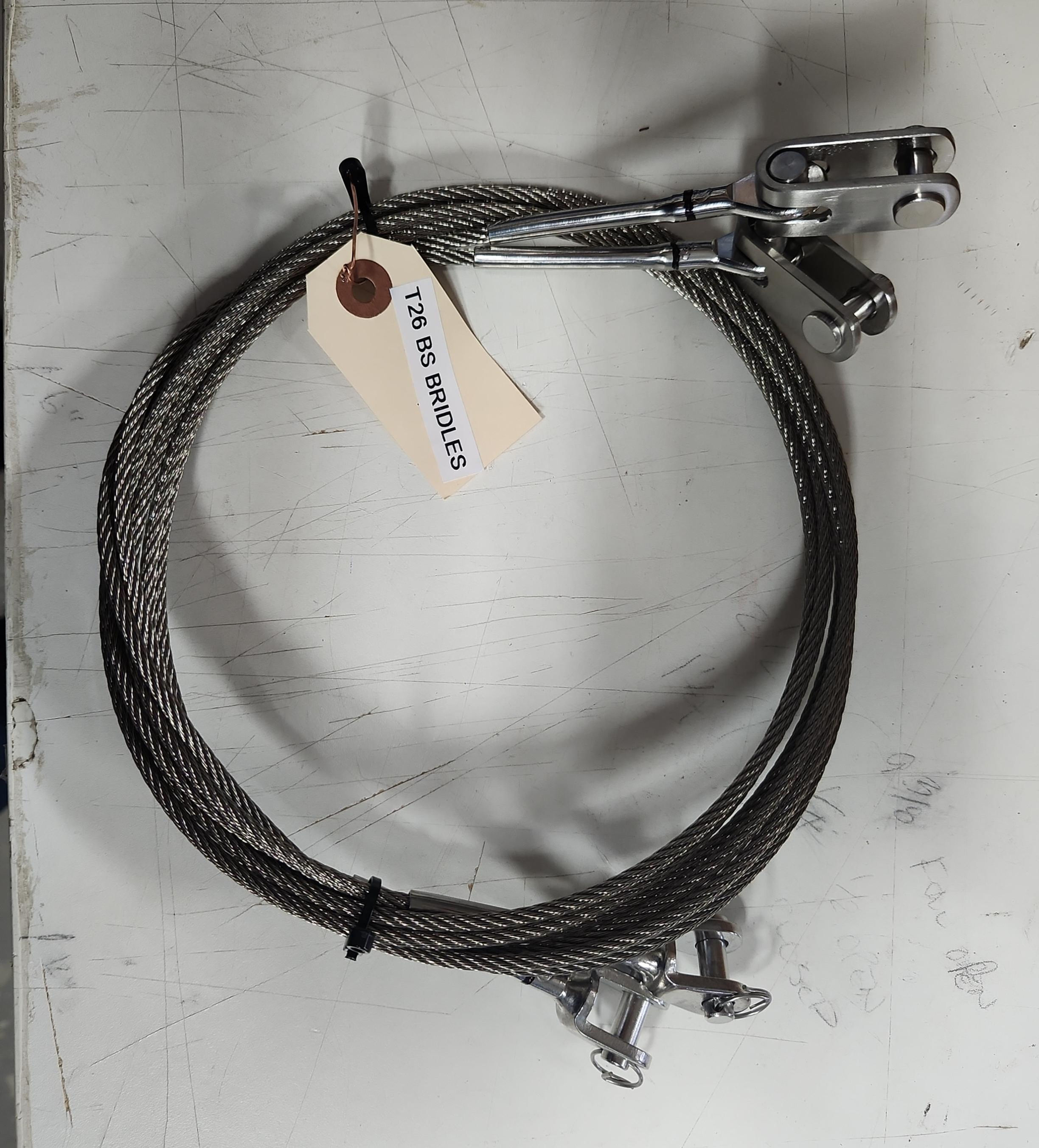 T26 Split Backstay Bridles | Câble de pataras divisé