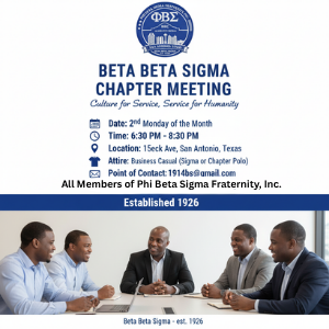 MONTHLY CHAPTER MEETING