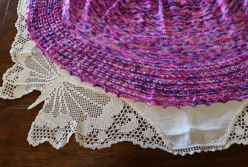 Thumbnail: Gorgeous Shawl in Jewel or Lupin Shades -  Pure NZ Wool