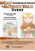 Author Talk Flyer Cairns - AOS