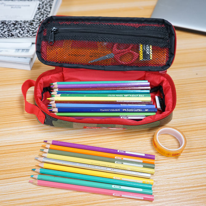 Rough Enough Large Pencil Case: Camo Organization for Every Adventure