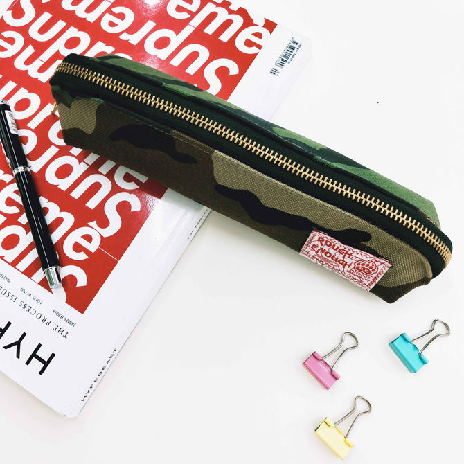 Rough Enough Multi-purpose CORDURA Polyester Long Slim Military Army Portable Pencil Case Pouch Hold