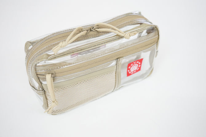 Rough Enough ECO Fancy TSA Approve Clear Transparent Travel Toiletry Bag Multi Function Makeup Organ