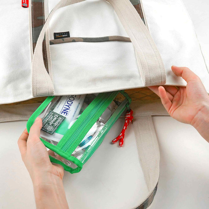 🌱 Prime Day Favorite: A Green Clear Toiletry Bag Built to Last
