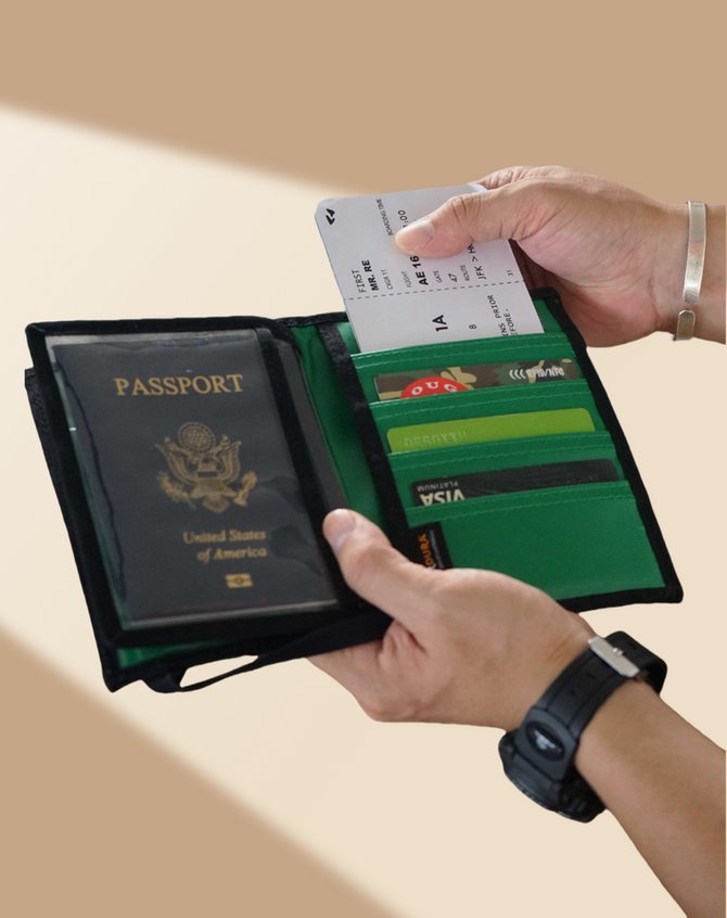 🌿 Rough Enough Passport Holder Wallet: Camo Organizer for All