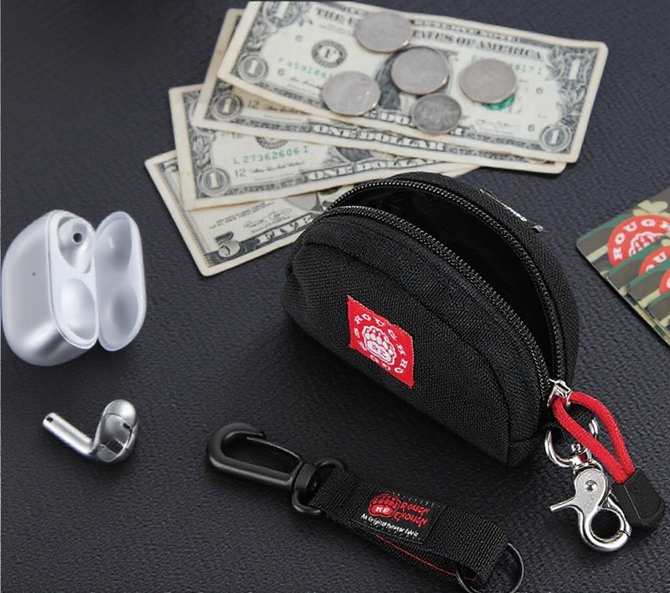 No More Lost Loose Change! 🖤 Rough Enough Small Coin Purse for Women & Men