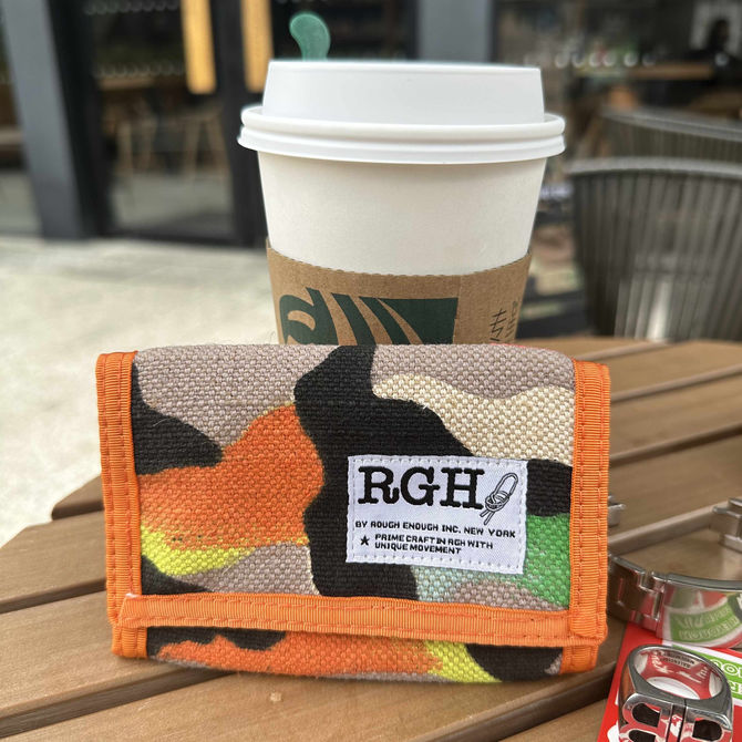 Orange Camo Cool! 🟠 The Rough Enough Boys Wallet That’s Stylish and Super Organized