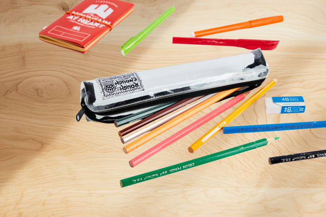 Rough Enough Clear Pencil Pouch: Tidy, Sturdy & Friendly for Everyone