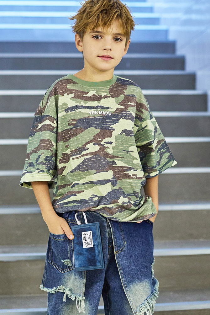 Rough Enough Kids Wallet & Teen Boy Wallet: Tie-Dye Style with RFID Security and Clip