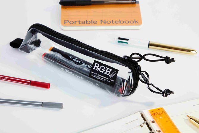 Rough Enough Clear Pencil Case: Double Zippers That Keep Up with You