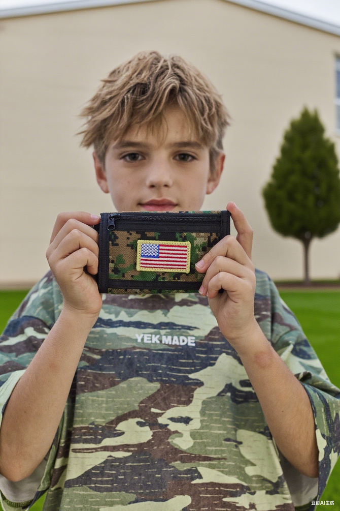 Built to Endure: The Rough Enough Camo Cordura Wallet for Teen Boys