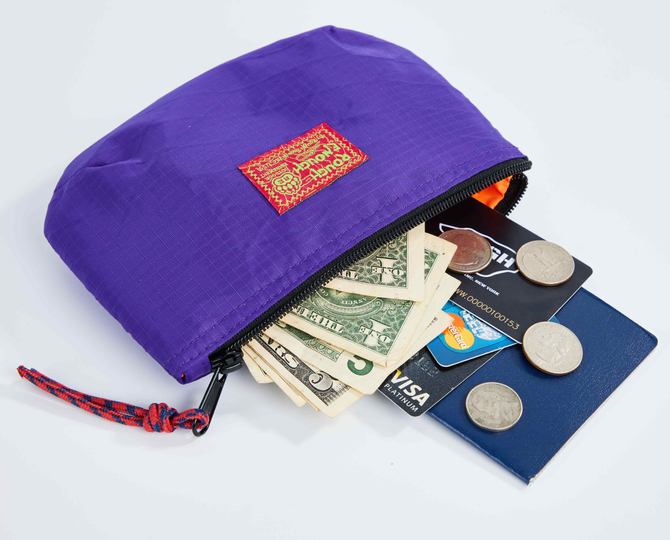 Travel Cosmetic Hero! 💜 Rough Enough Women’s Purple Cosmetic Bag
