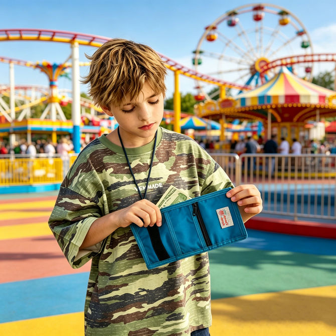 The Rough Enough Kids Wallet That Stays On, Not Lost — Even at the Fair