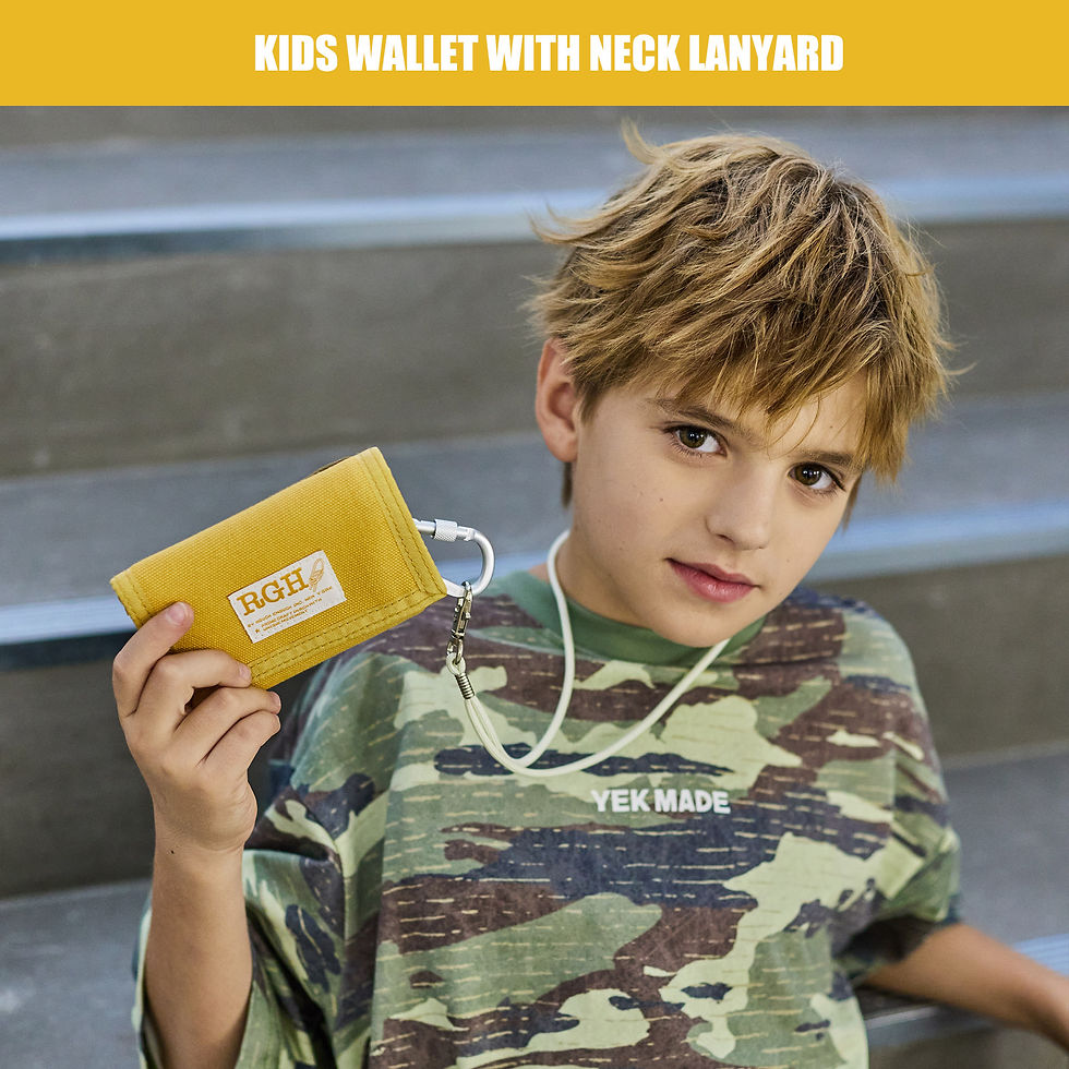 Looking for a wallet that grows with your child? Meet the Rough Enough Kids Wallet for Boys—a perfect blend of rugged design and everyday functionality. Crafted from sturdy canvas and fitted with premium Japanese YKK zippers, this wallet is built to withstand the test of time, making it an ideal choice for older kids, teens, and even adults.