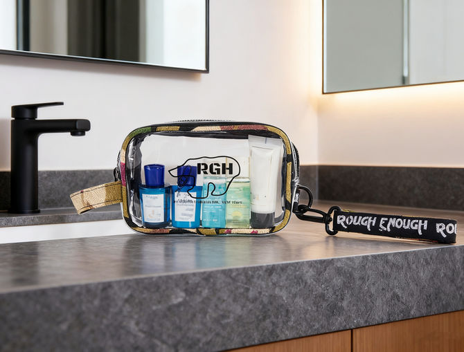 Rough Enough Clear Toiletry Bag: Where Durability Meets Functionality