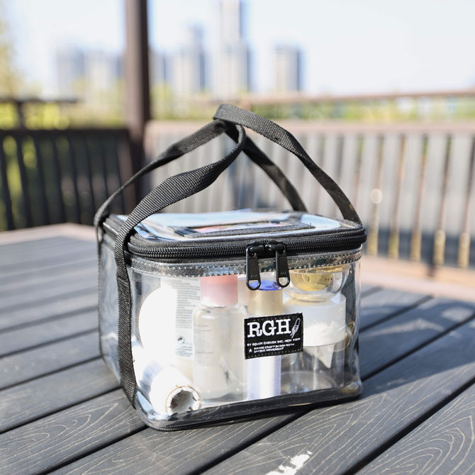 Travel Makeup Storage Win! ✨ Rough Enough Clear Large Cosmetic Bag