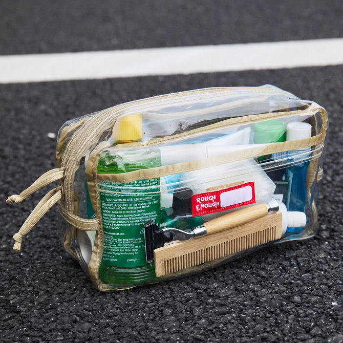 Rough Enough Clear Toiletry Bag: The Ultimate Organizer for Your Toiletries