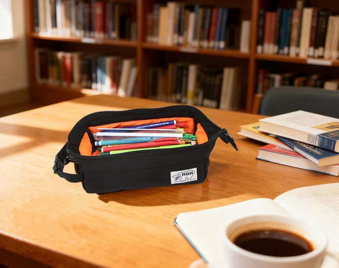 Large Pencil Case by Rough Enough: The Wide-Open Christmas Gift for Organized Minds