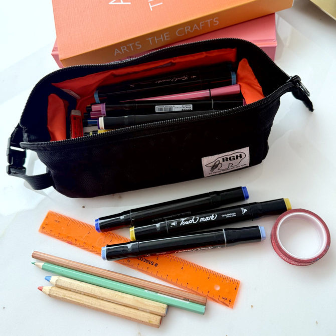 Rough Enough Large Pencil Case: Durable, Spacious, and Ready for School