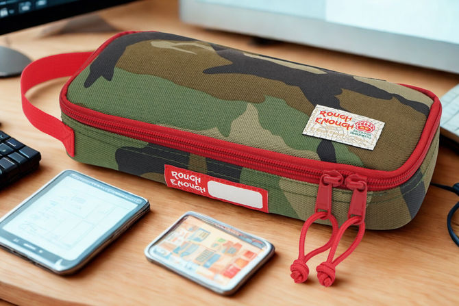 Back to School with the Rough Enough Rugged Large Pencil Case