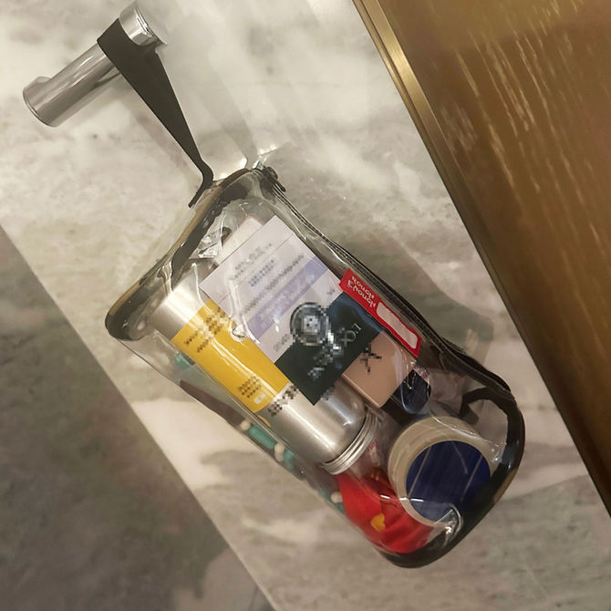 Travel Toiletry Hero! ✨ Rough Enough Clear Large Toiletry Bag
