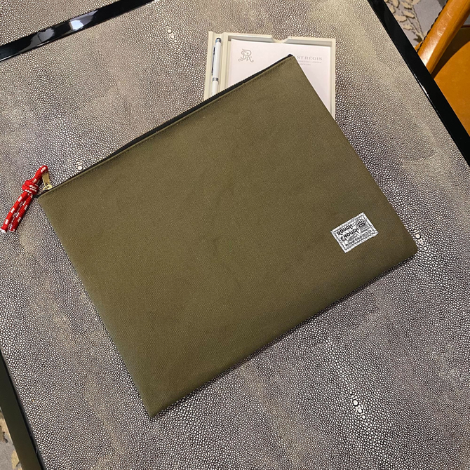 Classroom Confidence: Rough Enough Waxed Canvas Document Pouch for School Success