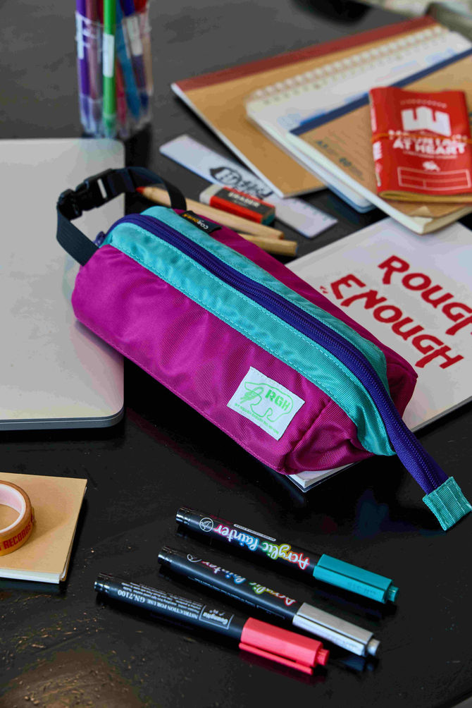Rough Enough Large Pencil Case: Where Durability Meets Playful Design