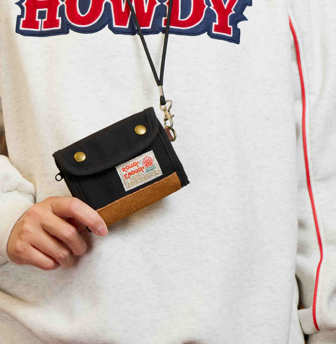 Gear Up for Adventure: The Rough Enough Boys Wallet with Lanyard, Carabiner & Keychain! 🎒🔗🧭