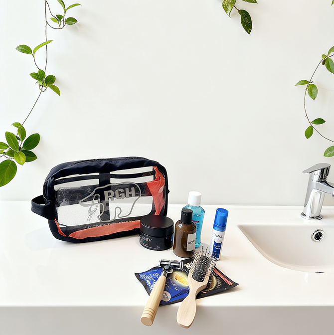 Rough Enough Clear Toiletry Bag: Smart Storage for Travelers