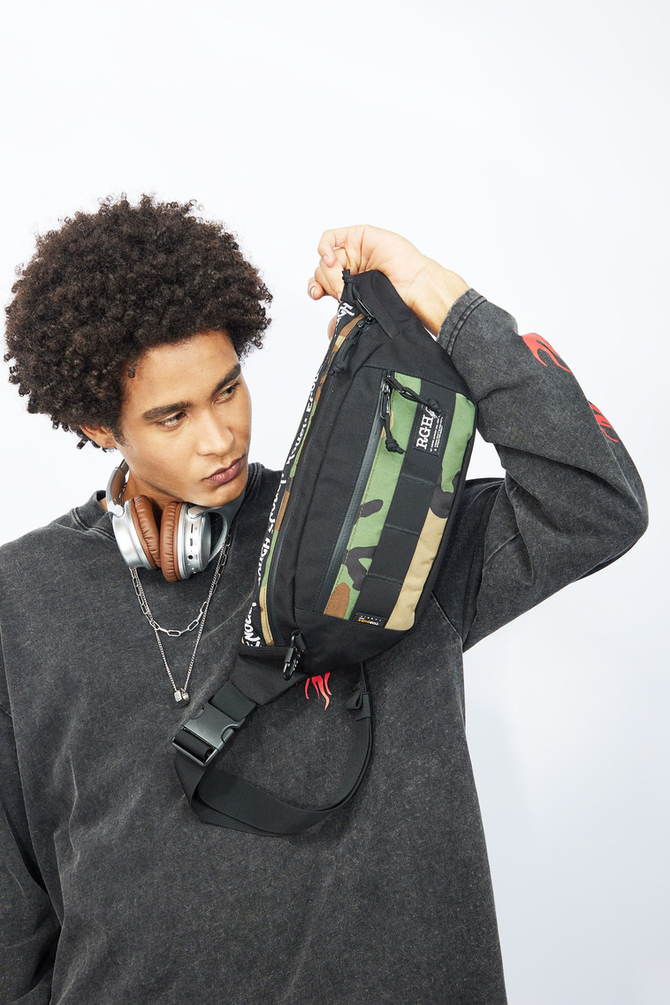 Conquer the Elements with the Rough Enough Tactical Fanny Pack in Military Camo