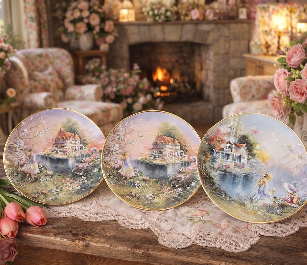 Thumbnail: Piatto vintage Franklin Mint Daydreams
